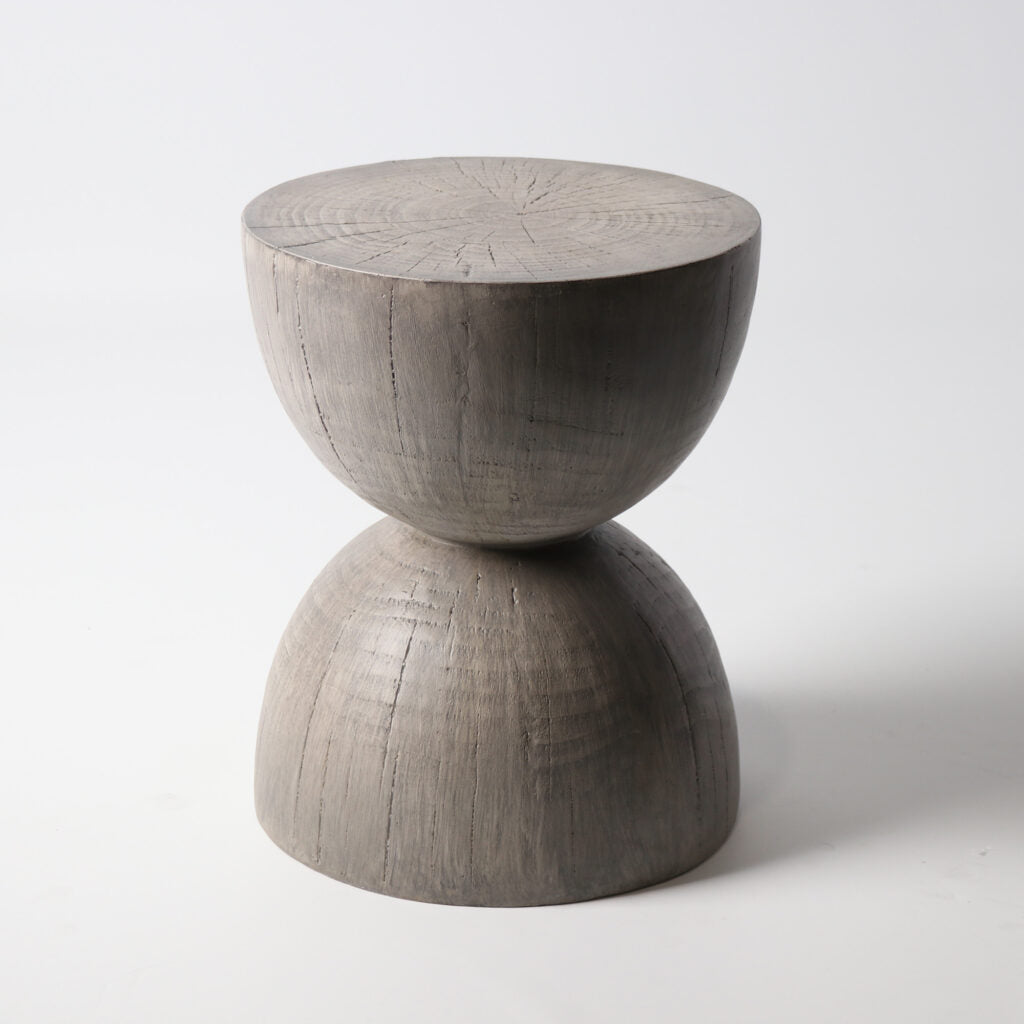 MGO Hourglass Stool - Grey