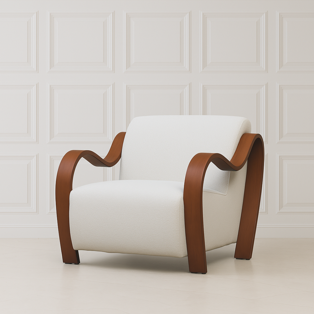 Clara Boucle Accent Chair