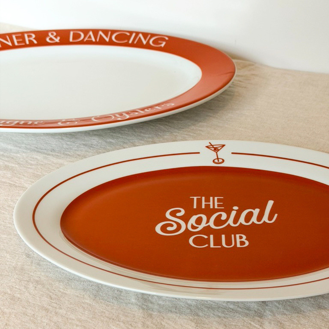 Social Dinner + Dancing Oval Platter