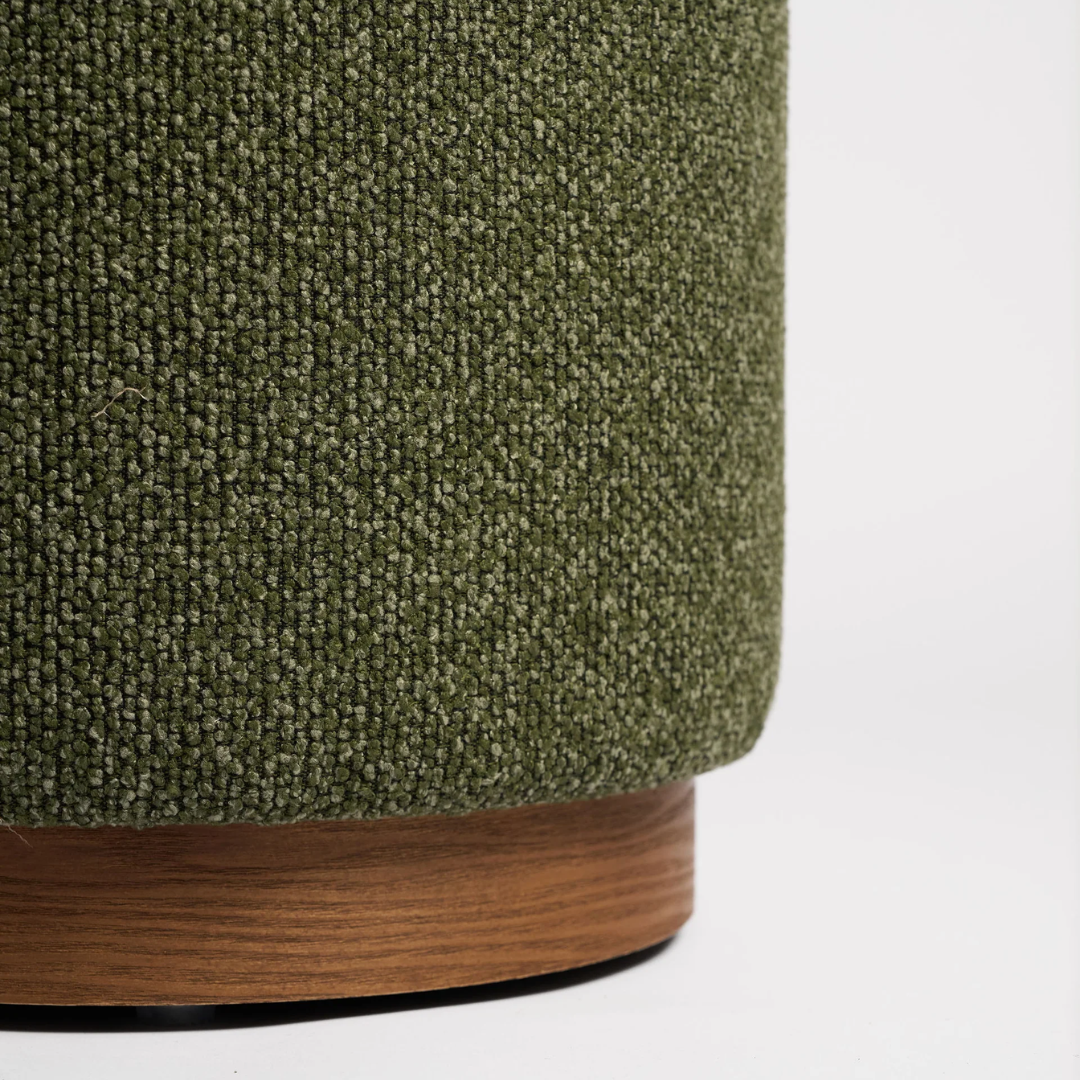 Hickory Small Ottoman