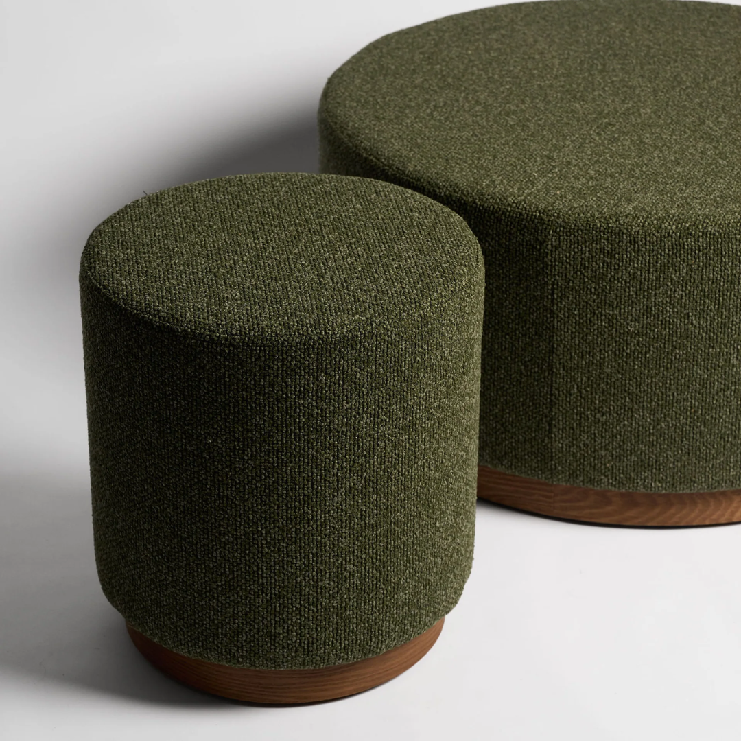 Hickory Small Ottoman