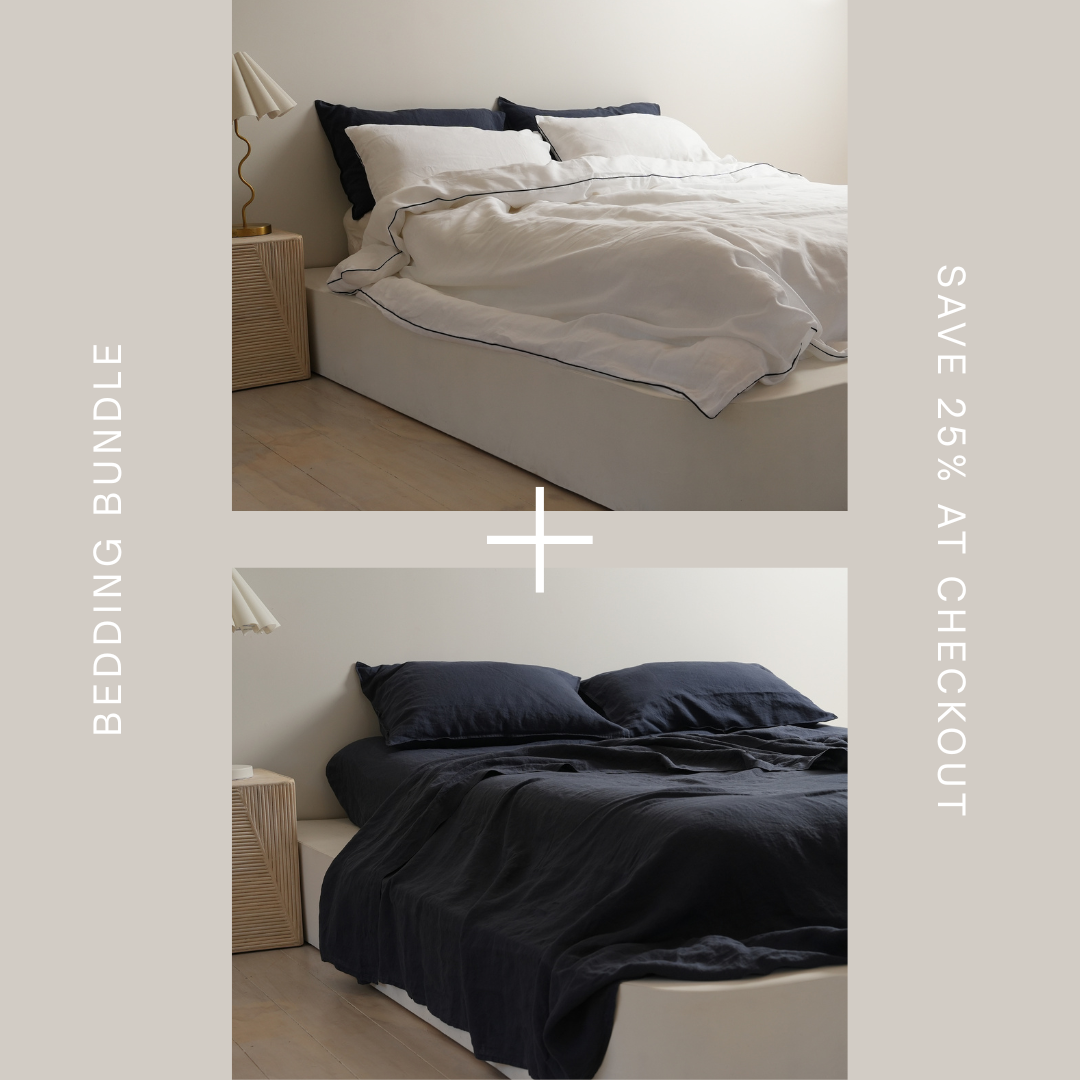 White and Midnight Piped Bundle