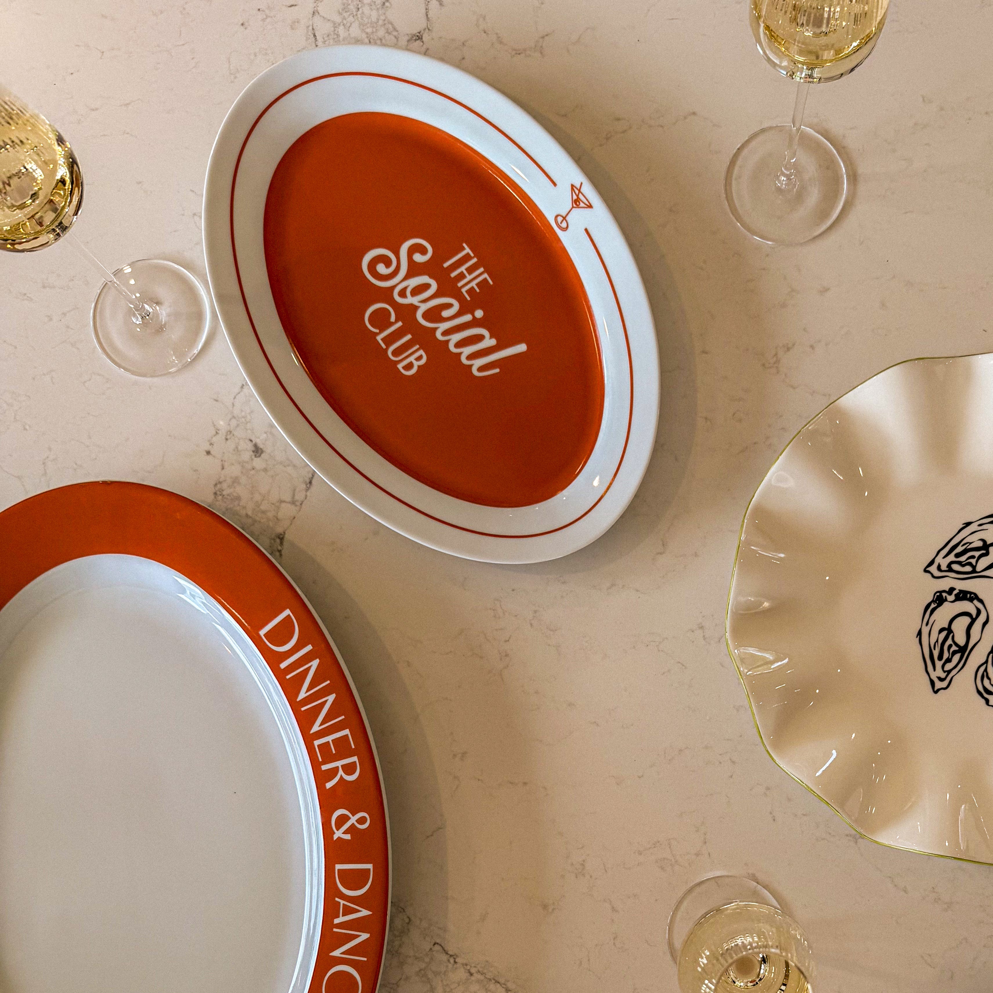 The Social Club Oval Platter