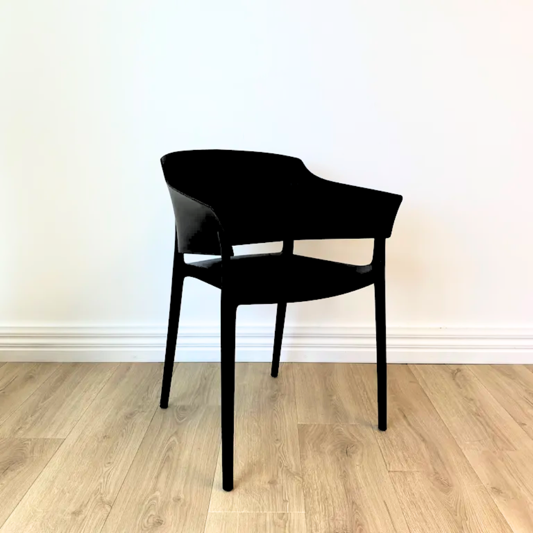 Zoe Chair- Black- Set of 4