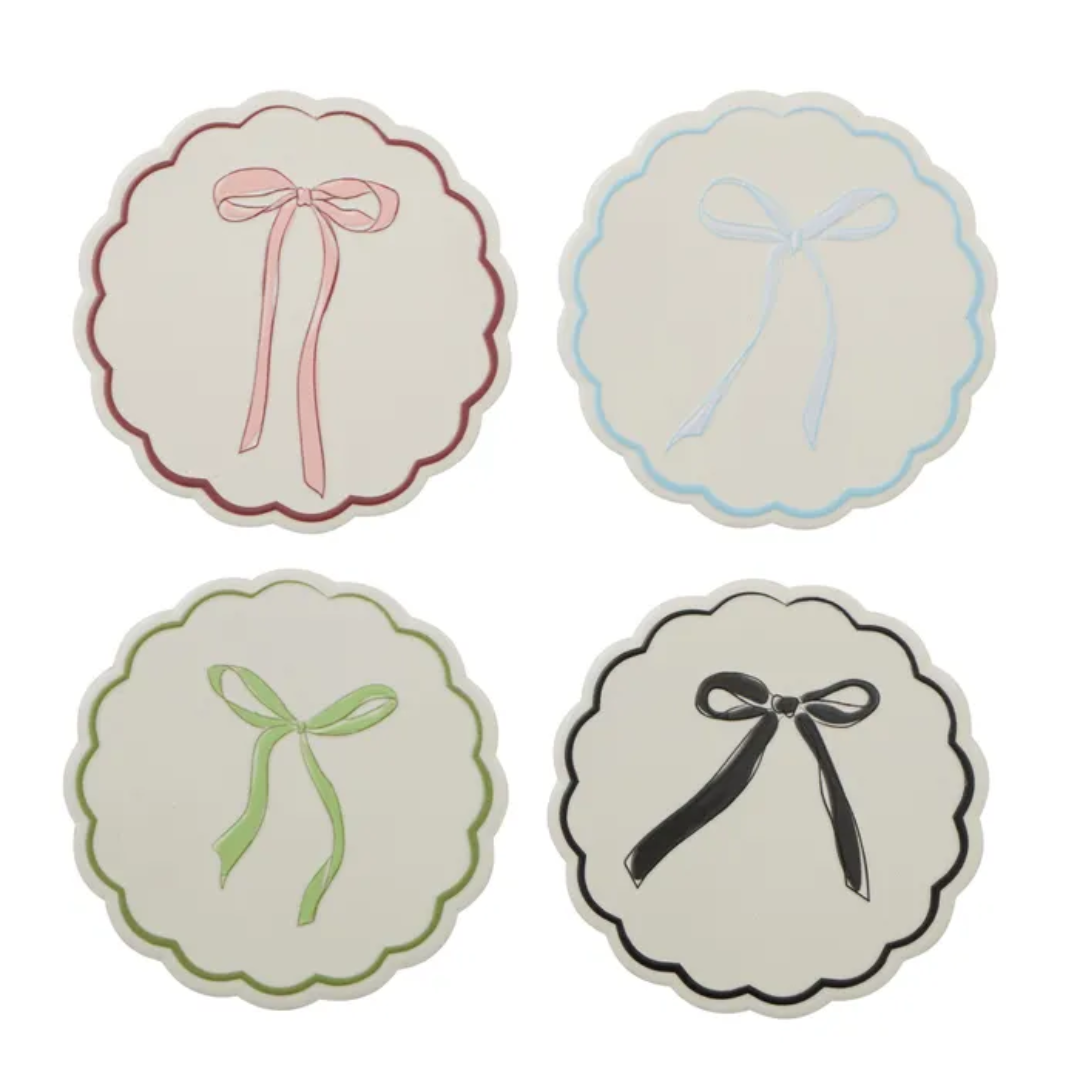 Bow S/4 Ceramic Coasters