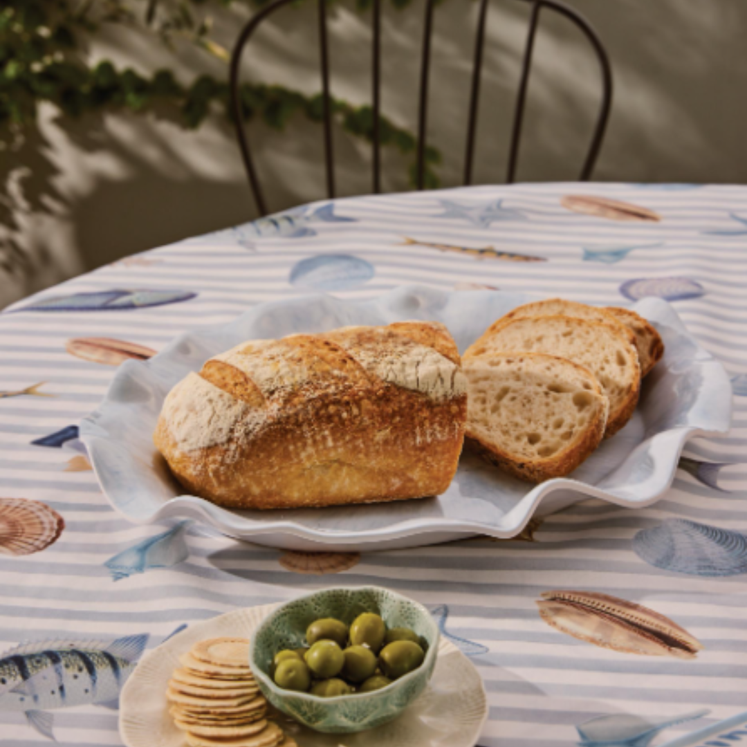 TIDE MELAMINE IVORY PLATTER