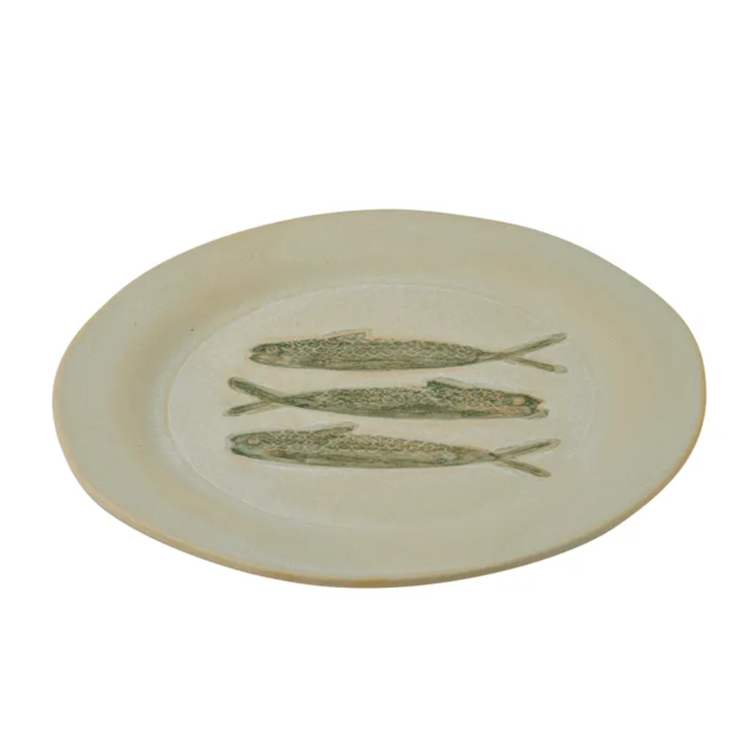 Riva Round Ceramic Serving Plate
