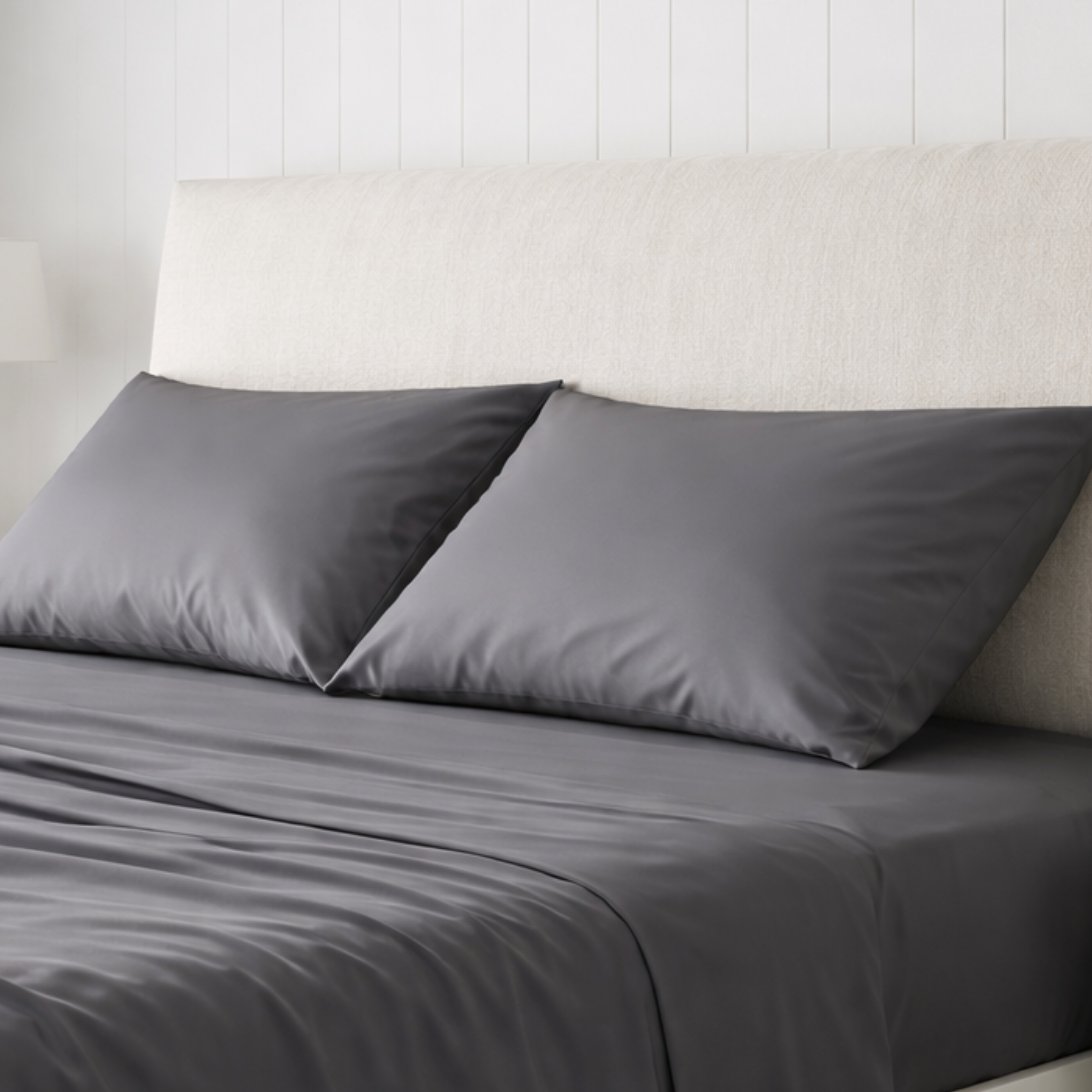100% Cotton Soft Luxe 500TC Sheet Set- Shadow Grey