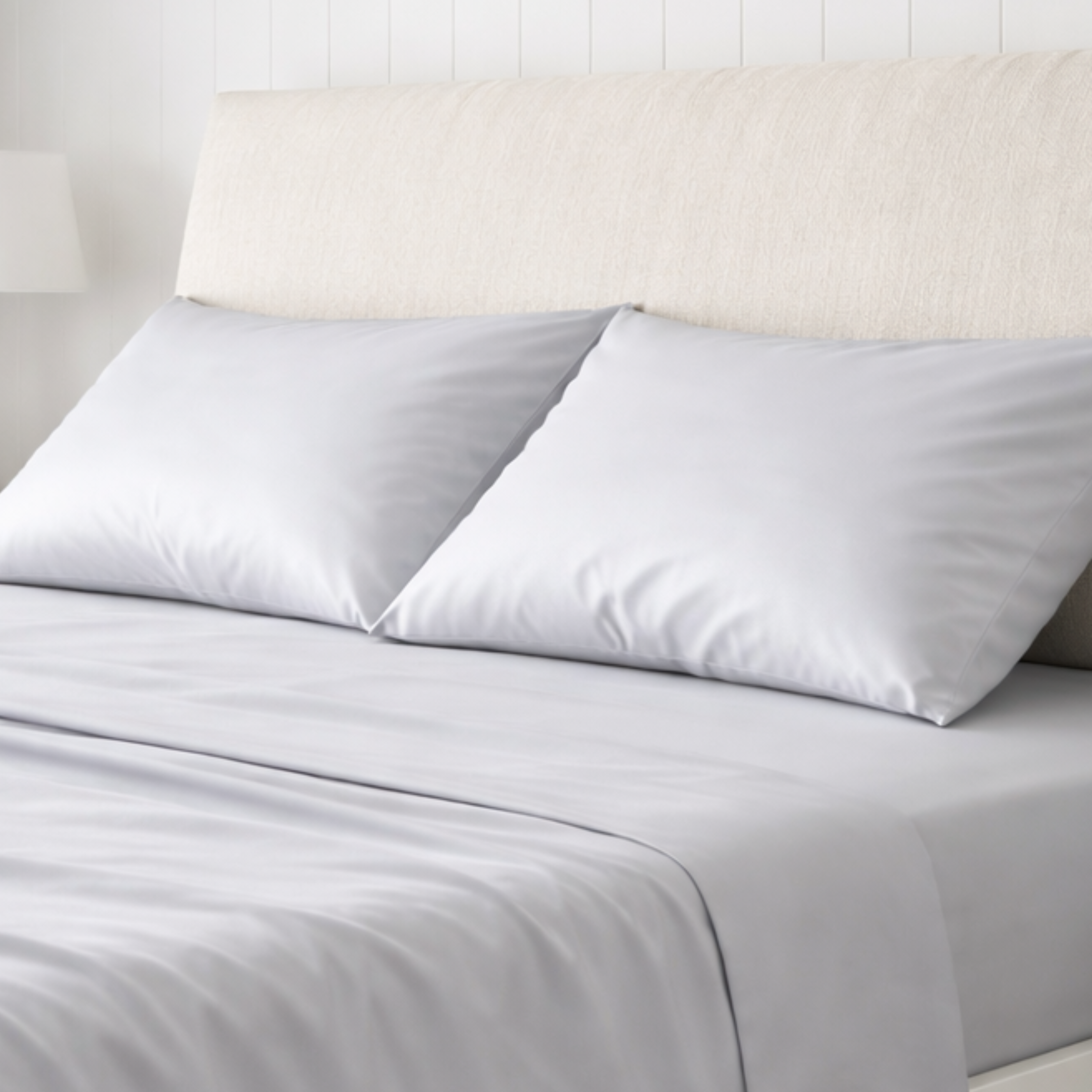 100% Cotton Soft Luxe 500TC Sheet Set- Whisper Grey