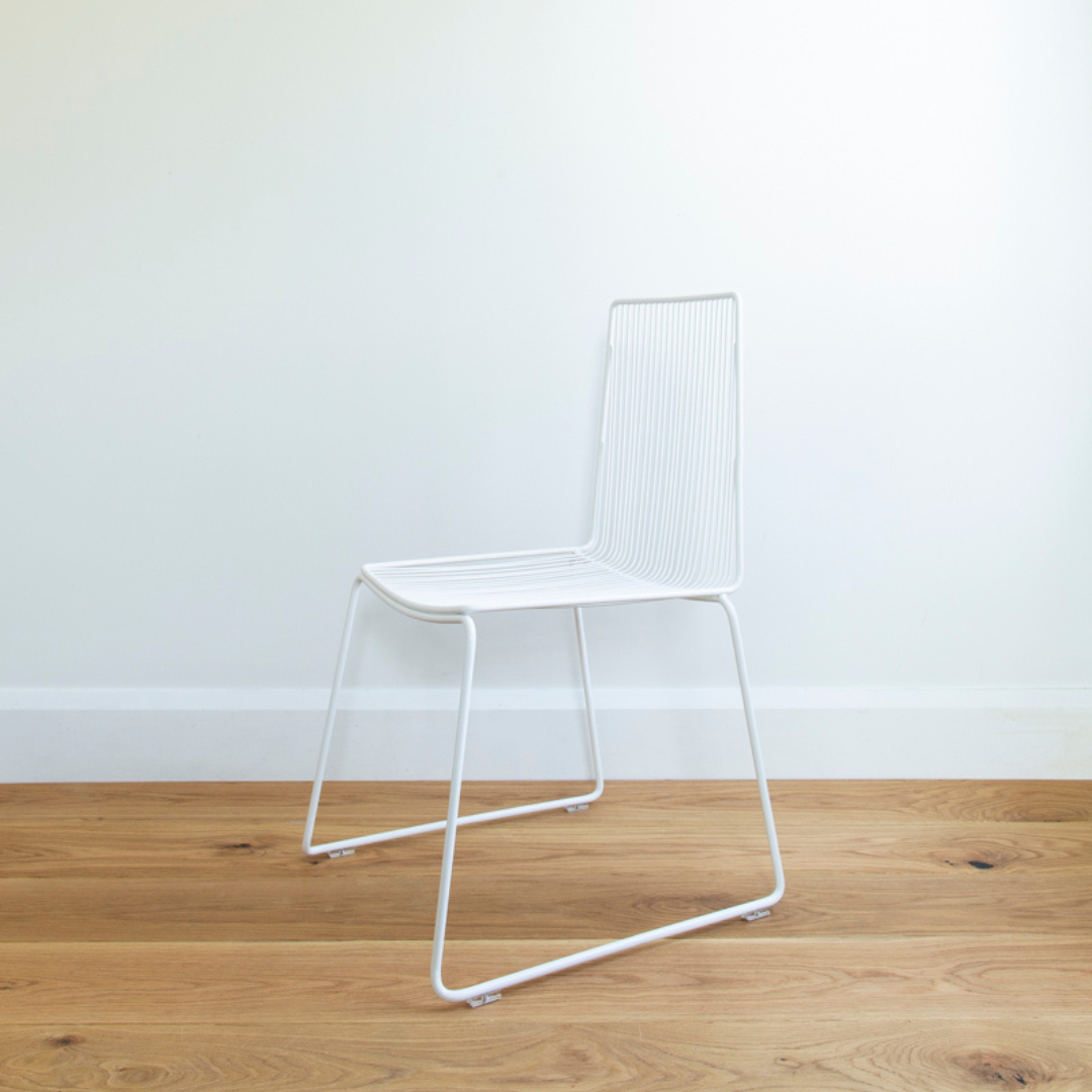 Devonport Chair in White detail – Home Lab NZ