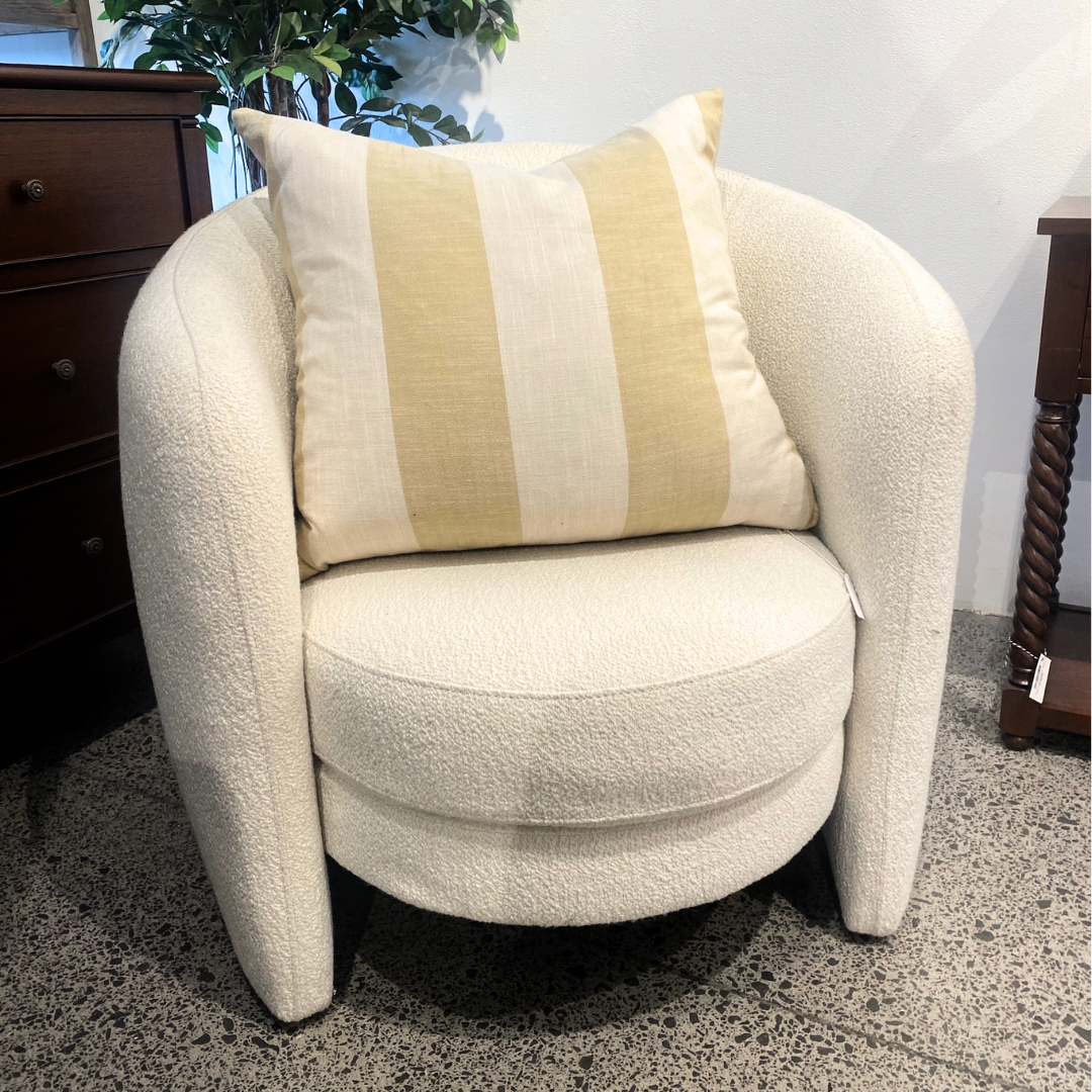 Boucle wrap chair