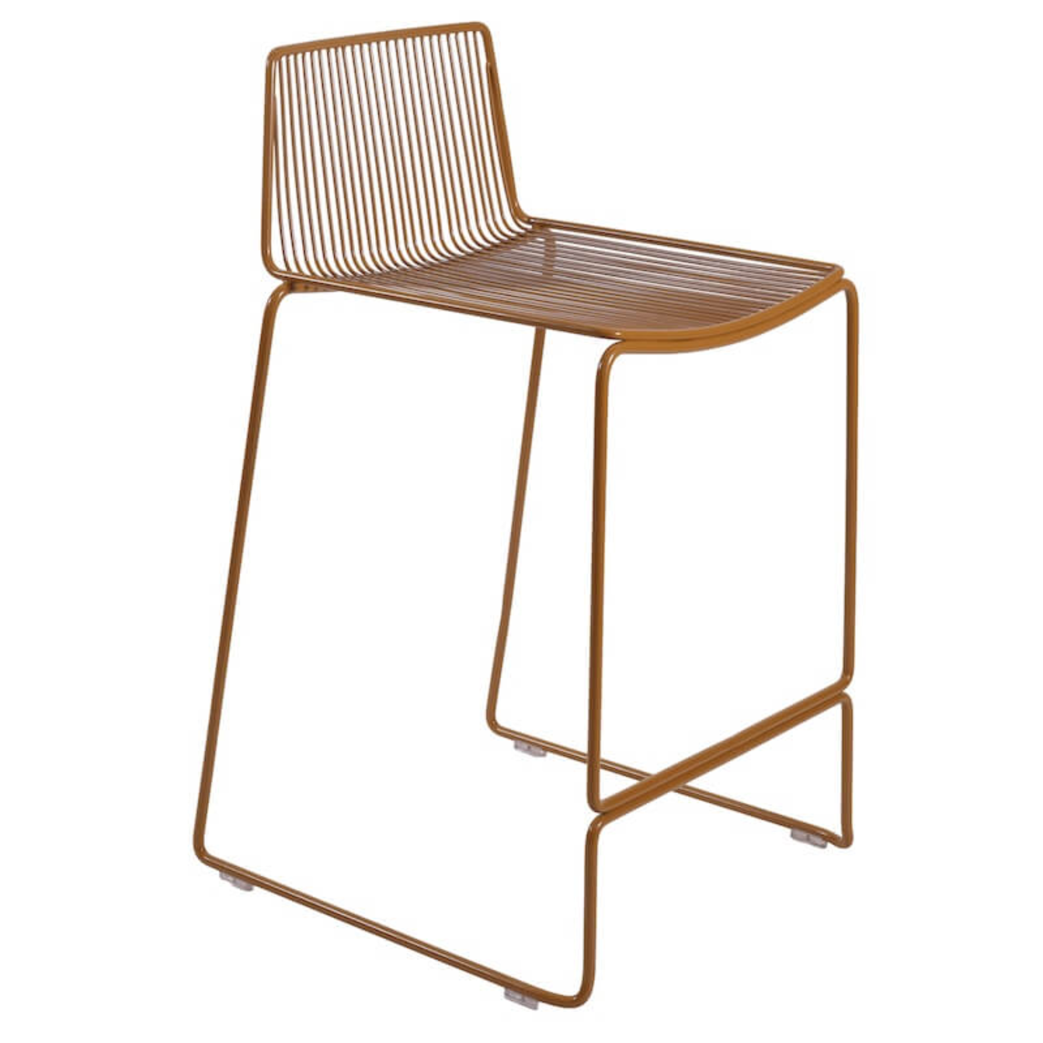 Dunedin barstool in toffee, detail view