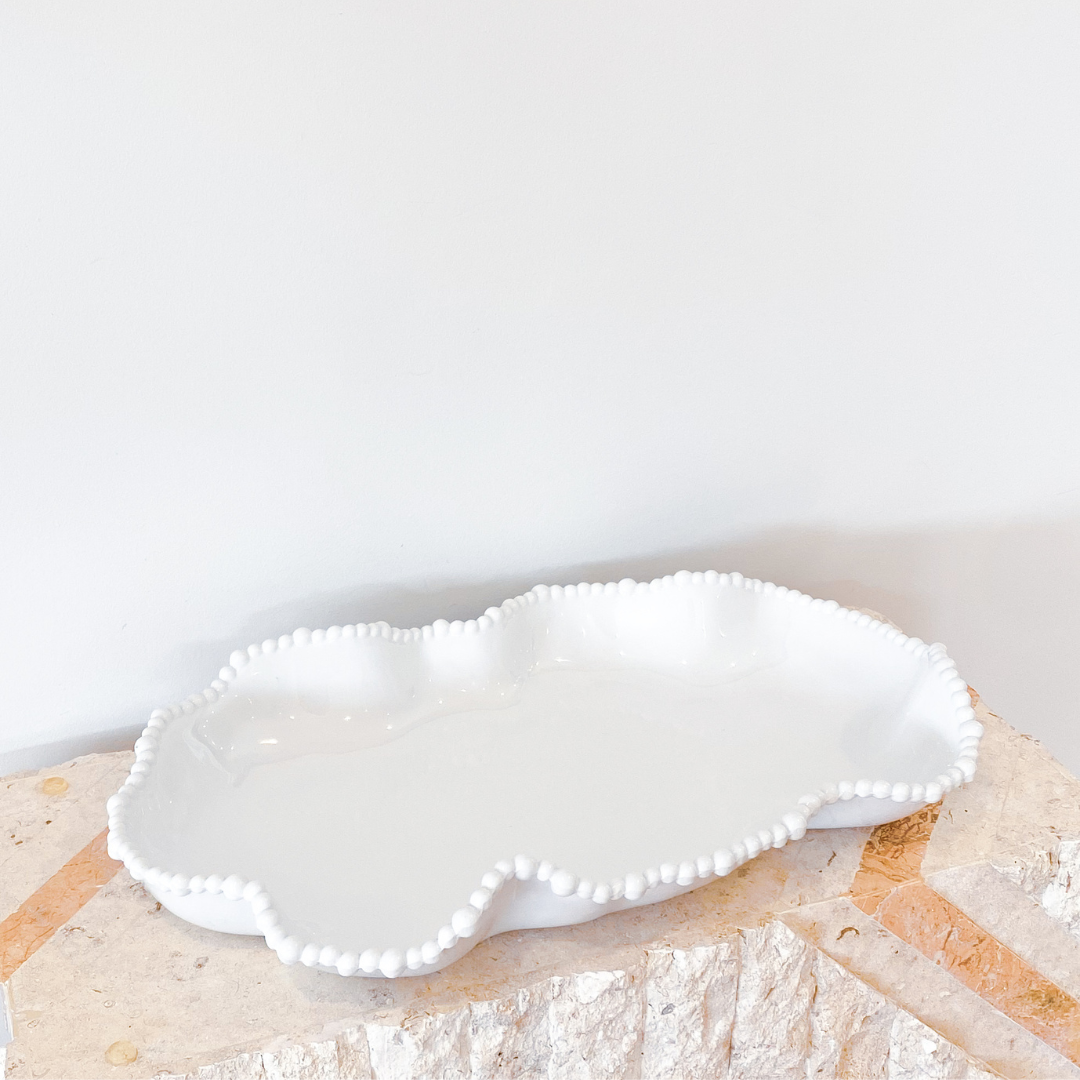 Pearl serving dish
