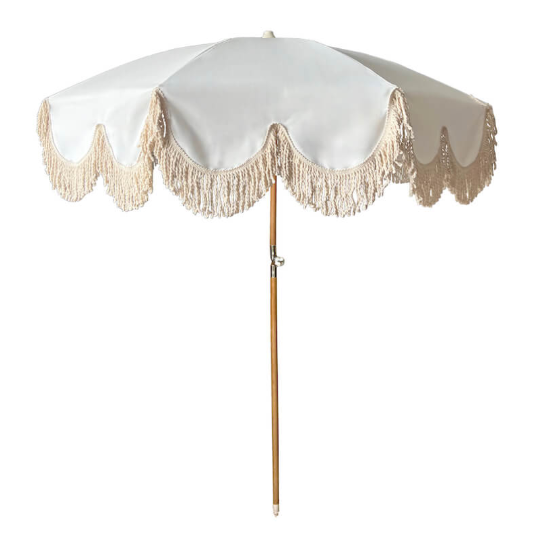 Summer sun umbrella in vanilla