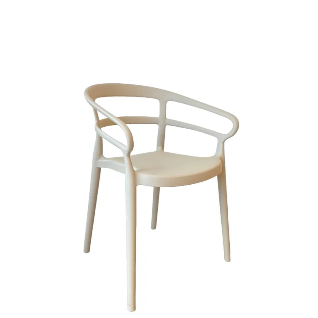 Tilly chair- beige in set of 4, detail view