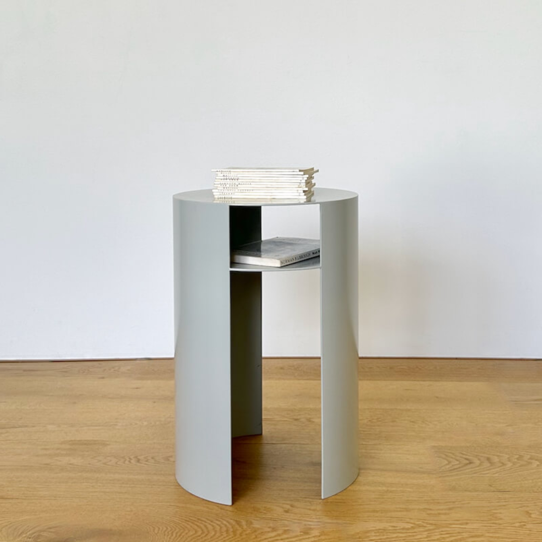 Waipuna table in stainless steel - fog