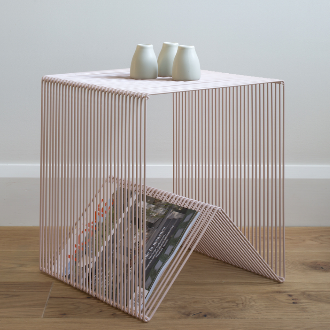 Willowby cube in blush, detail view