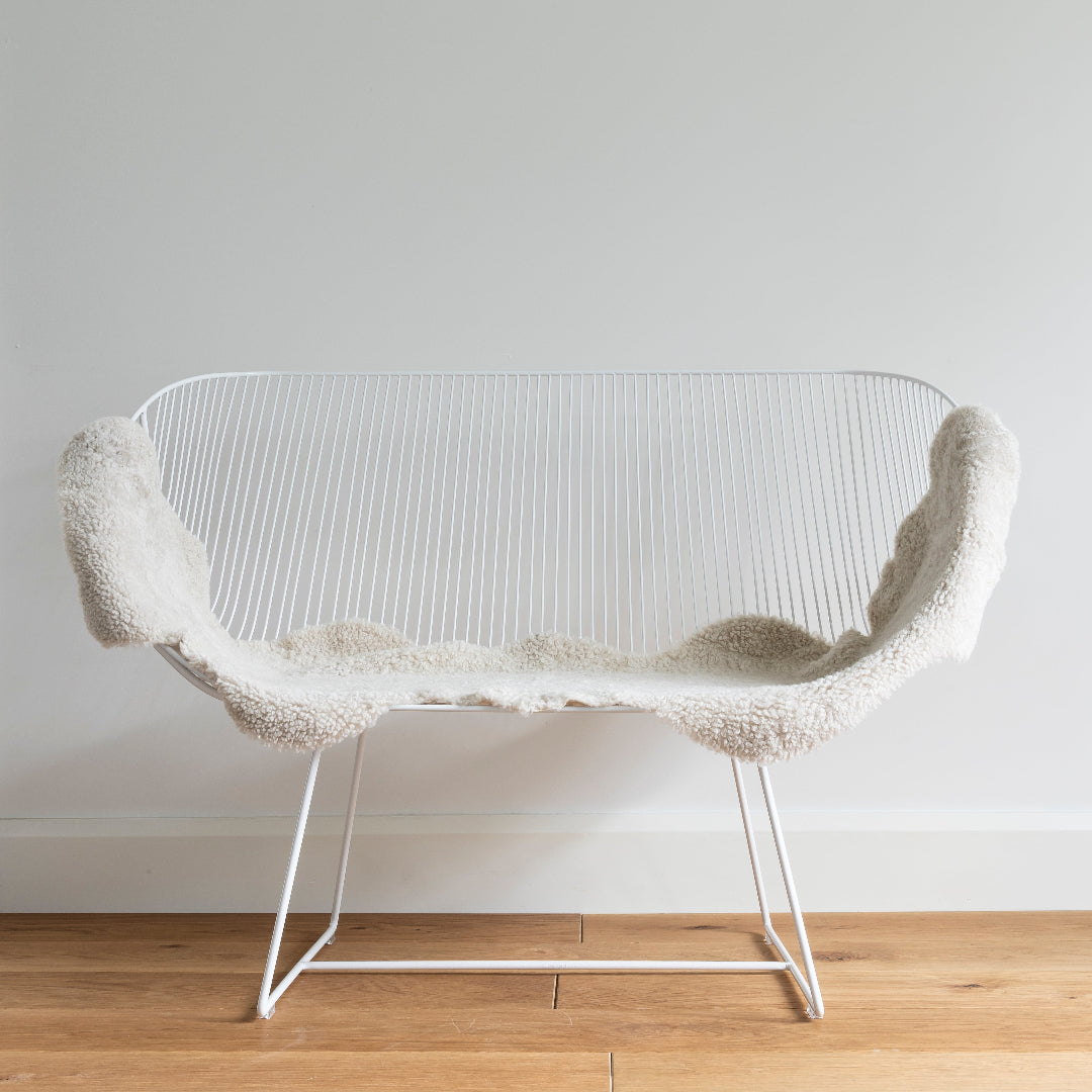 Orere Sofa – STAINLESS STEEL WHITE