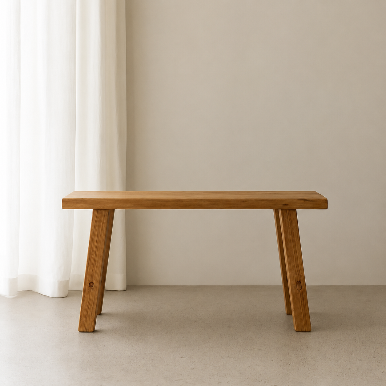 Medium Reclaimed Wood Bench in Natural – Home Lab NZ