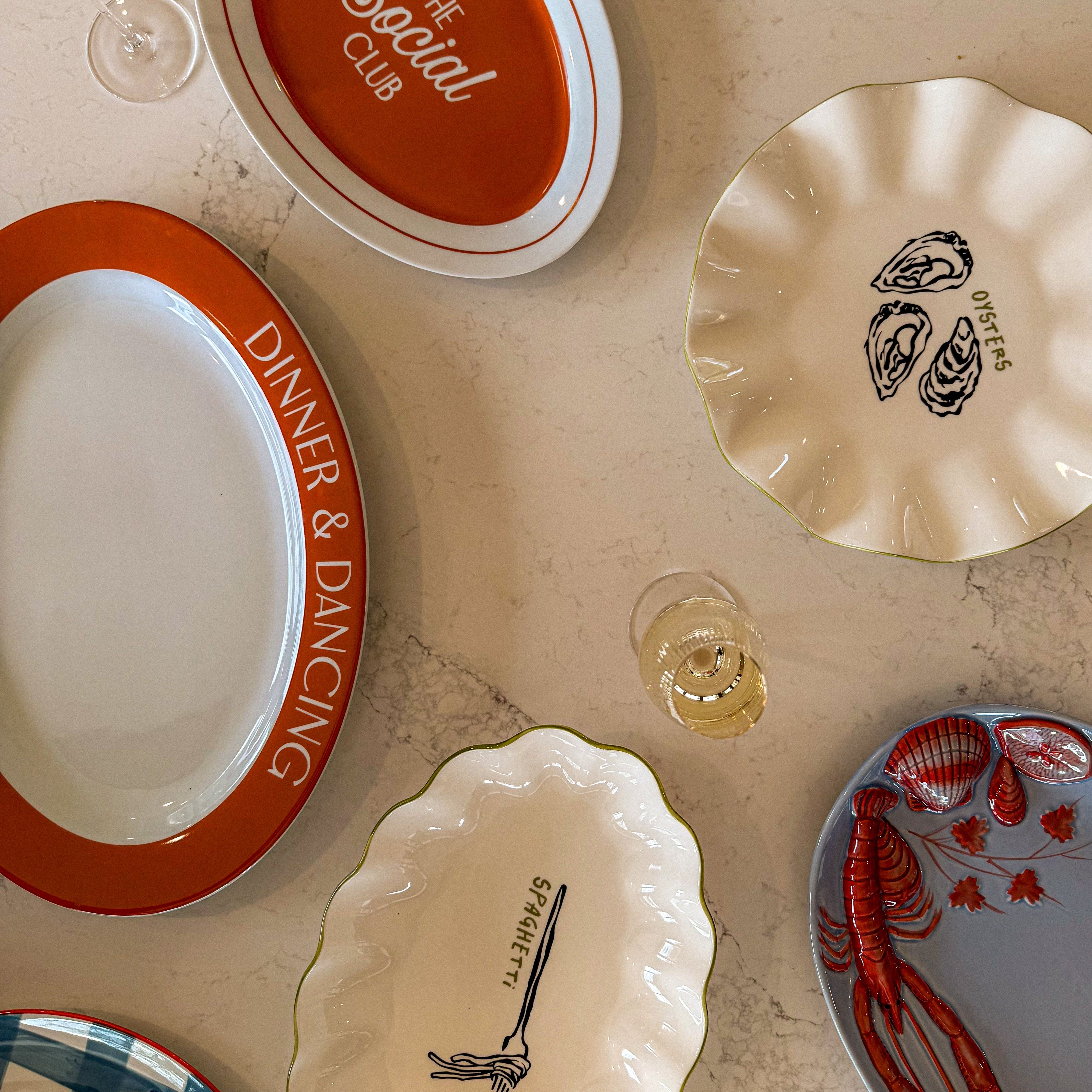Social Dinner + Dancing Oval Platter