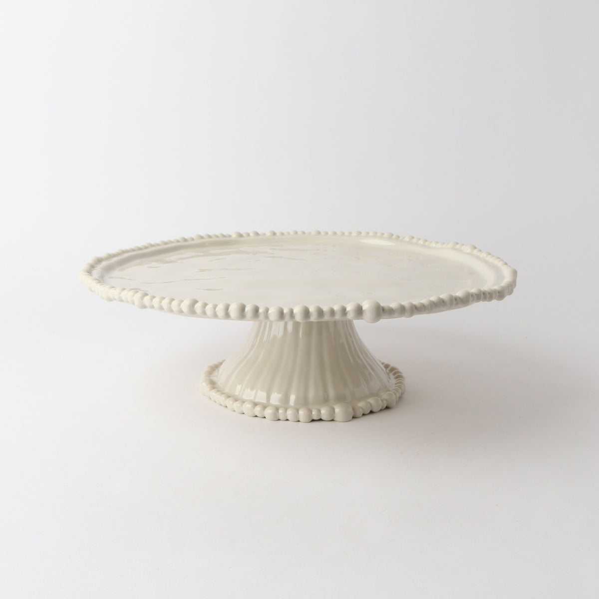 Pearl Cake Stand - Sand