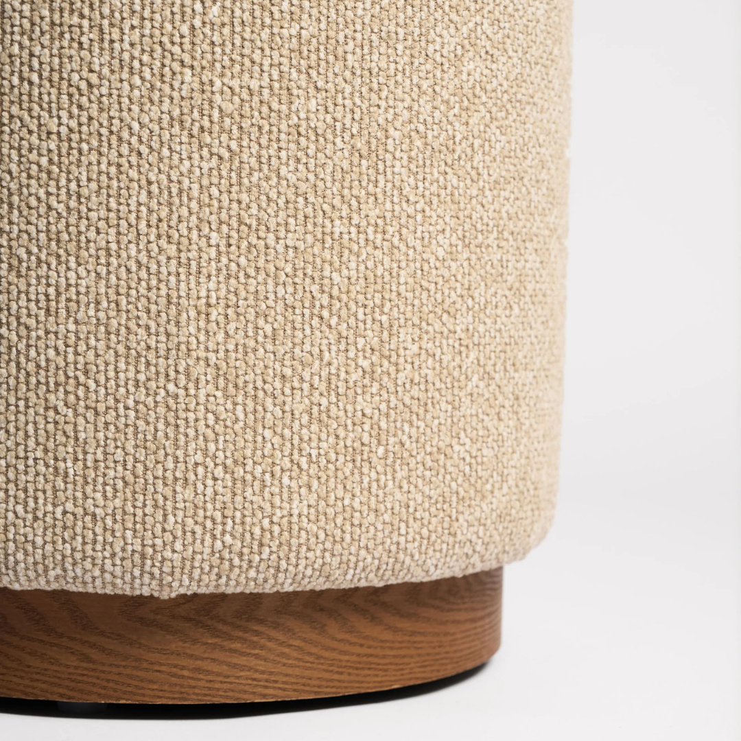Hickory Small Ottoman