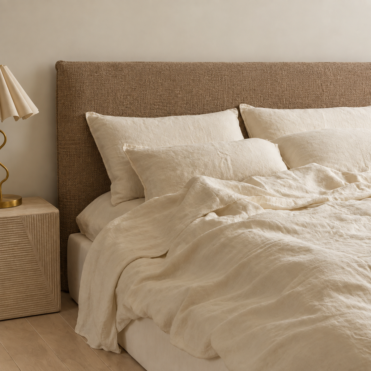 Harlow Slip Cover Headboard-Earth