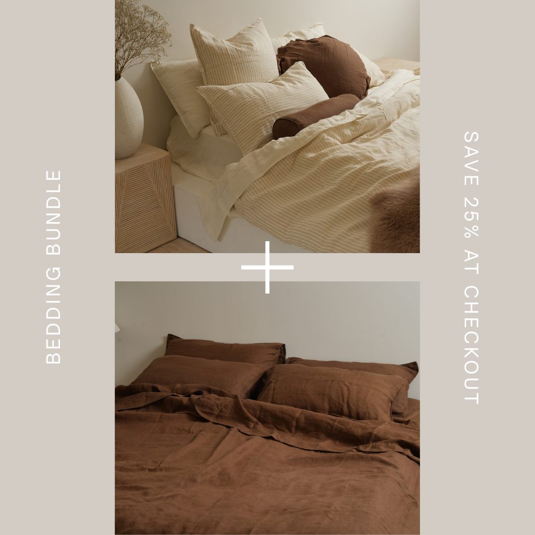Sand Stripe + Mocha Bundle