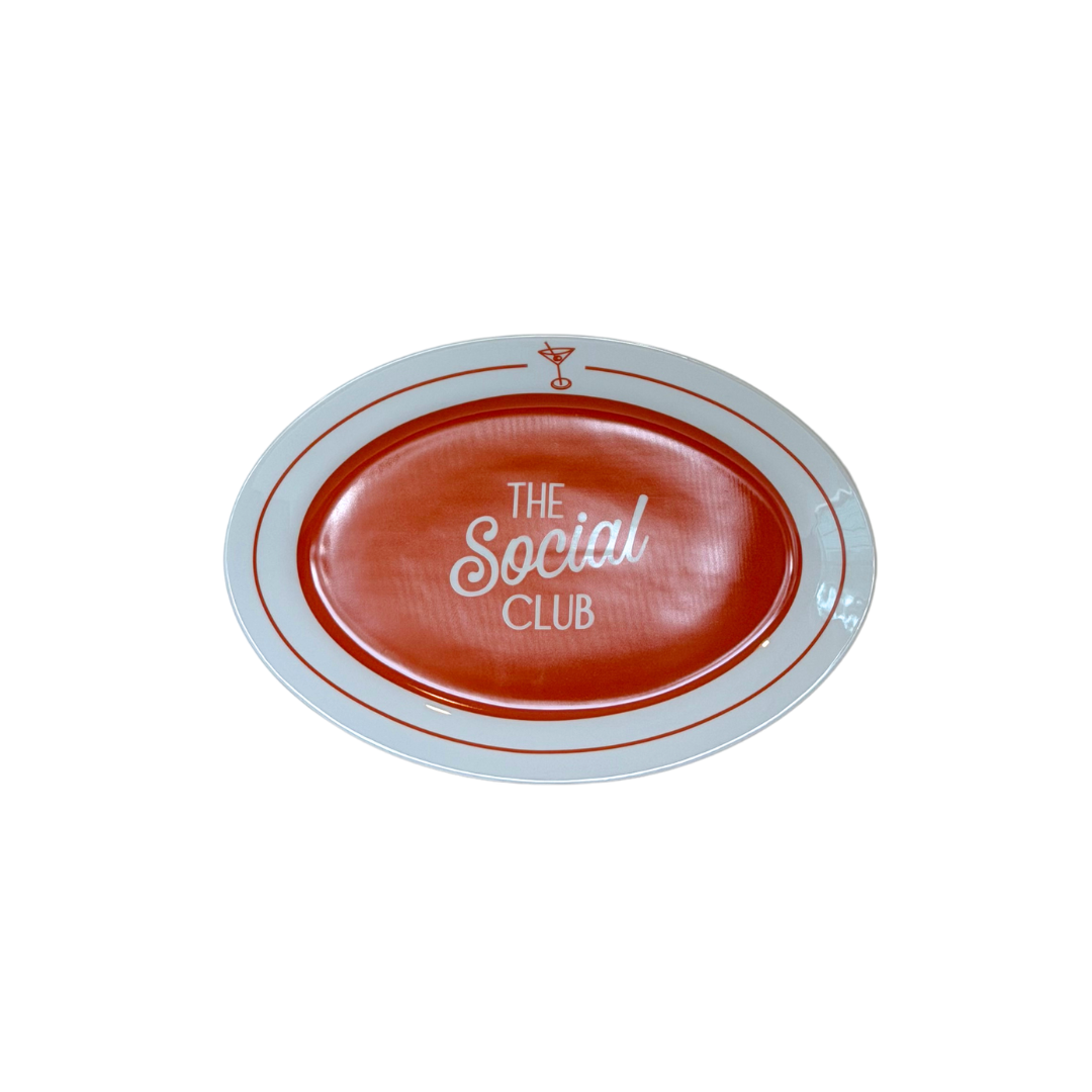 The Social Club Oval Platter
