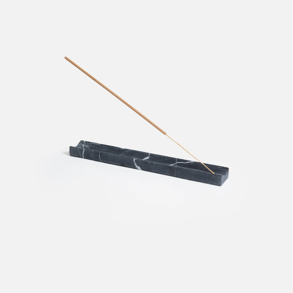 Marble Incense Holder- Black