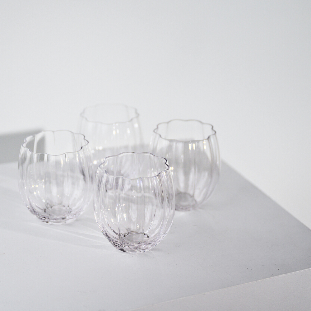 CLEAR GLASS STEMLESS