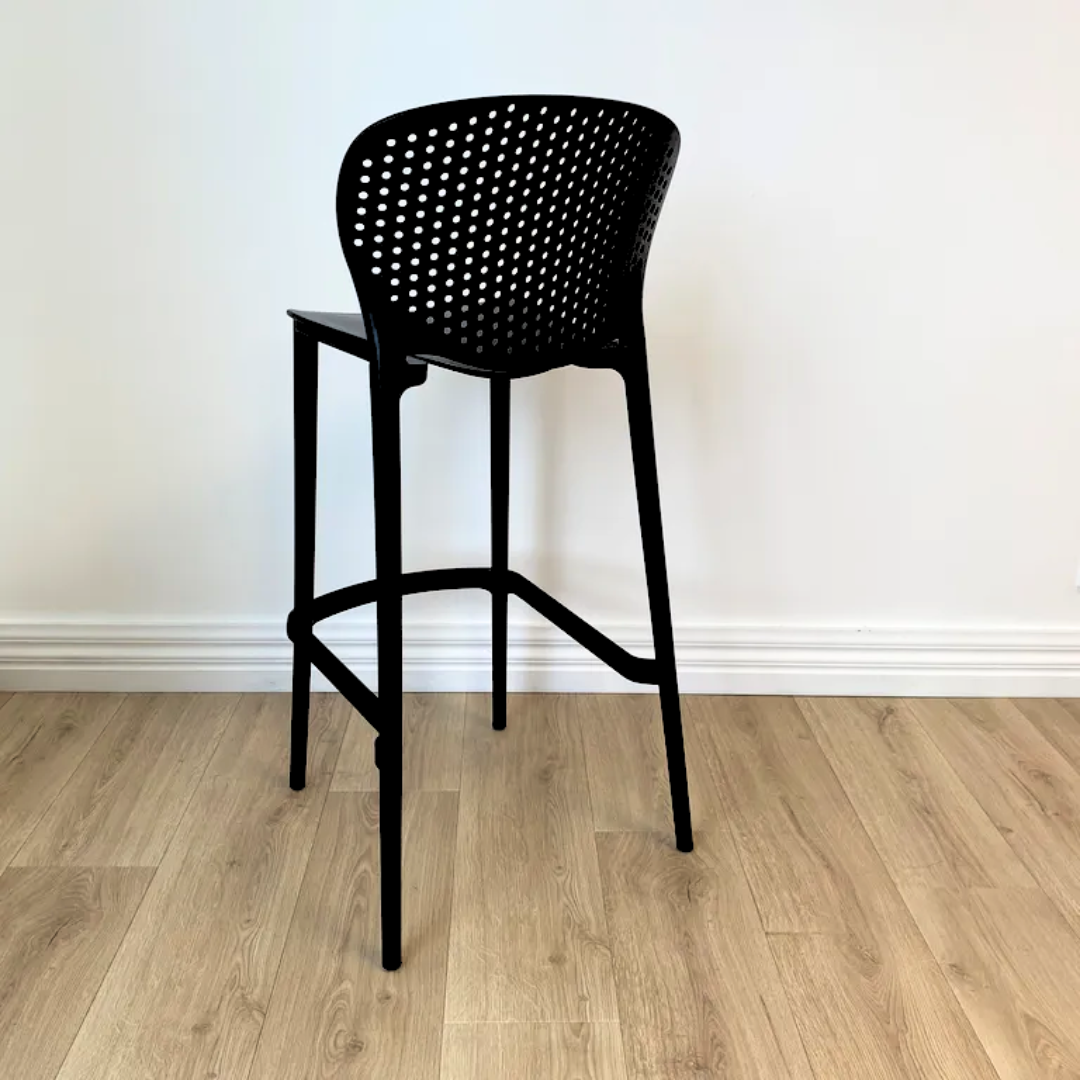 Finn Barstool- Black- Set of 4