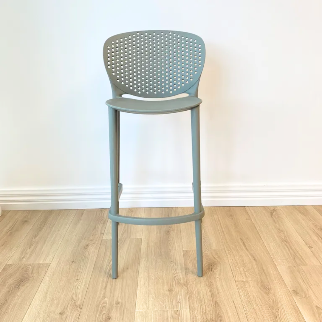 Finn Barstool- Moss Grey - Set of 4