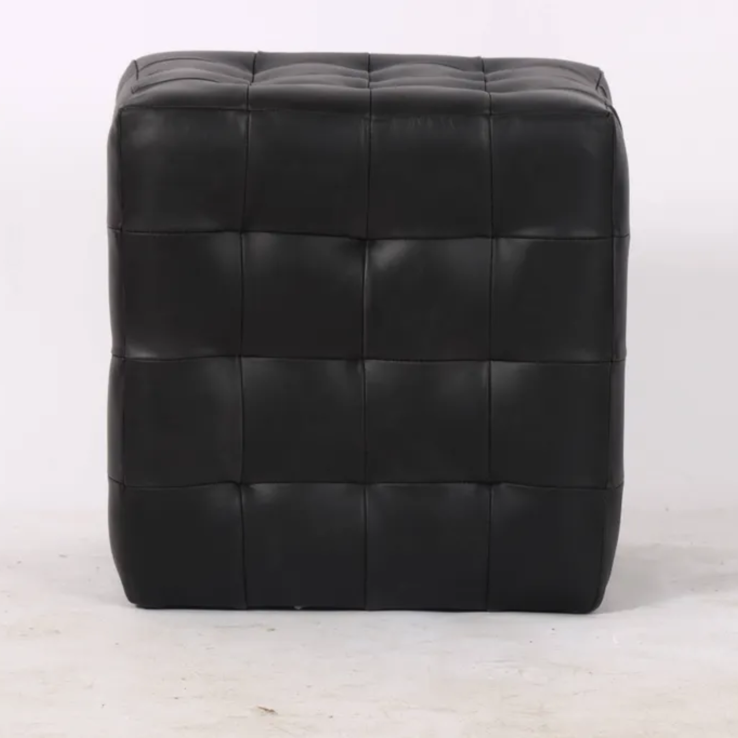 The Cube- Black Leather