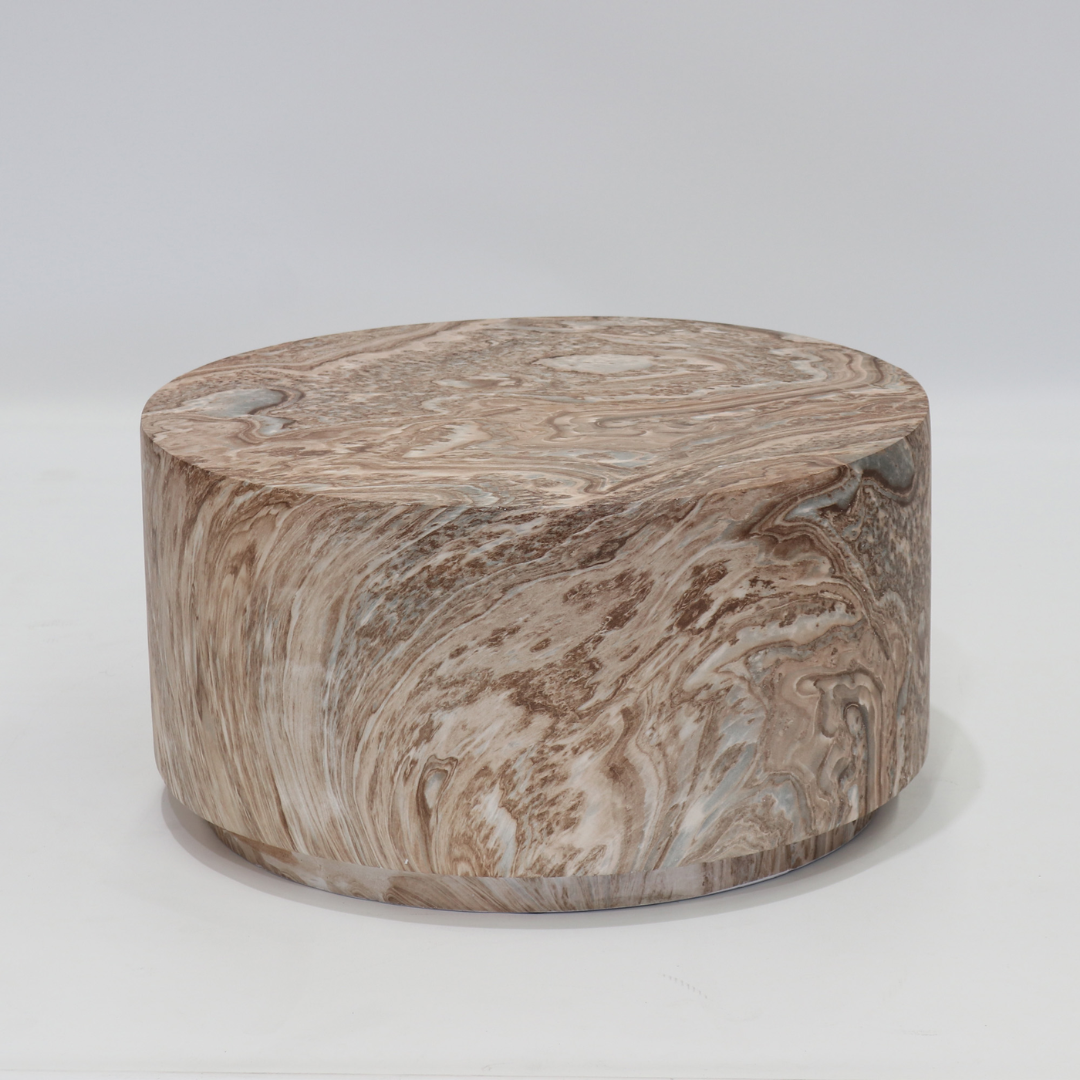 Strata Coffee Table- Warm Marble