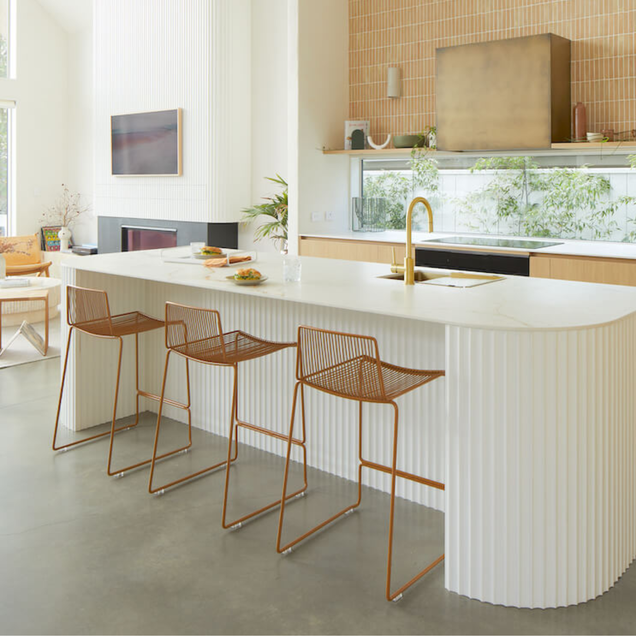 Dunedin Barstool- Toffee