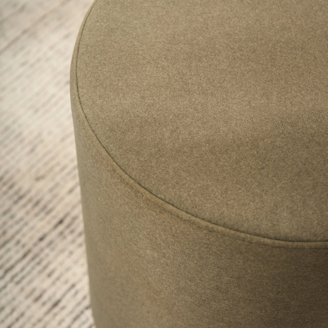 Mee Swivel Ottoman- Olive