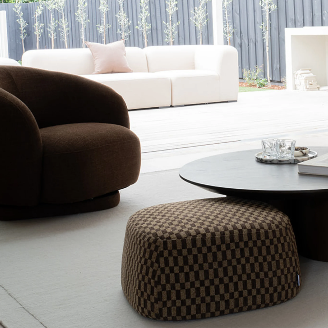 Terry Ottoman- Chocolate Check