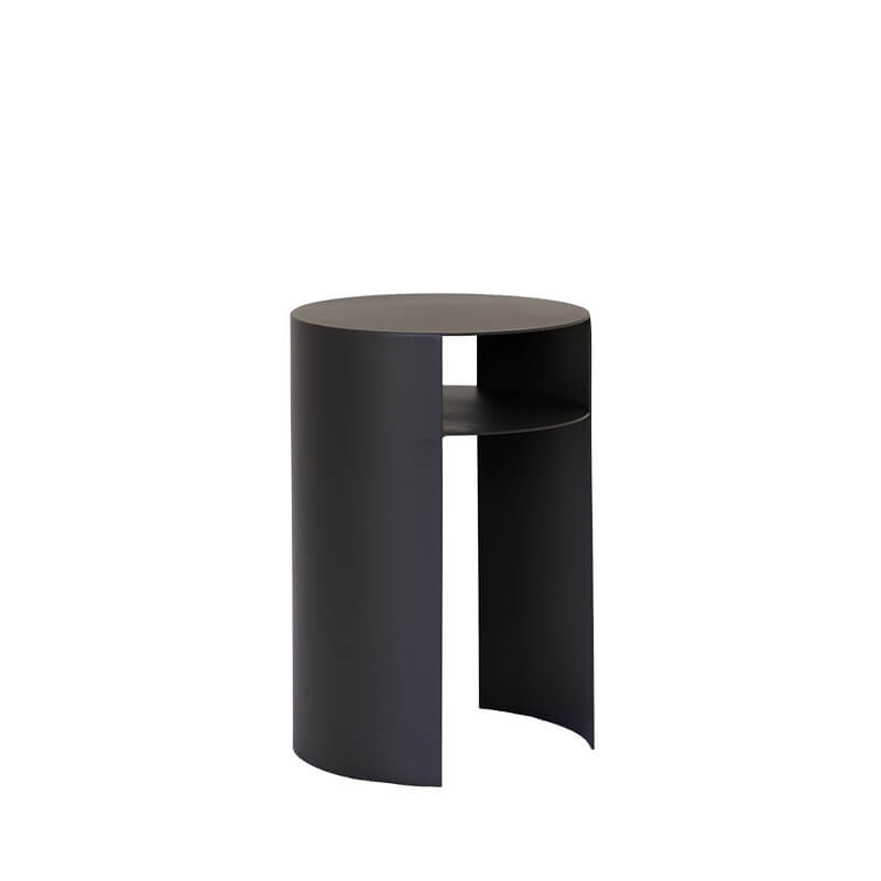 Waipuna Outdoor Side Table – Stainless Steel in Carbon