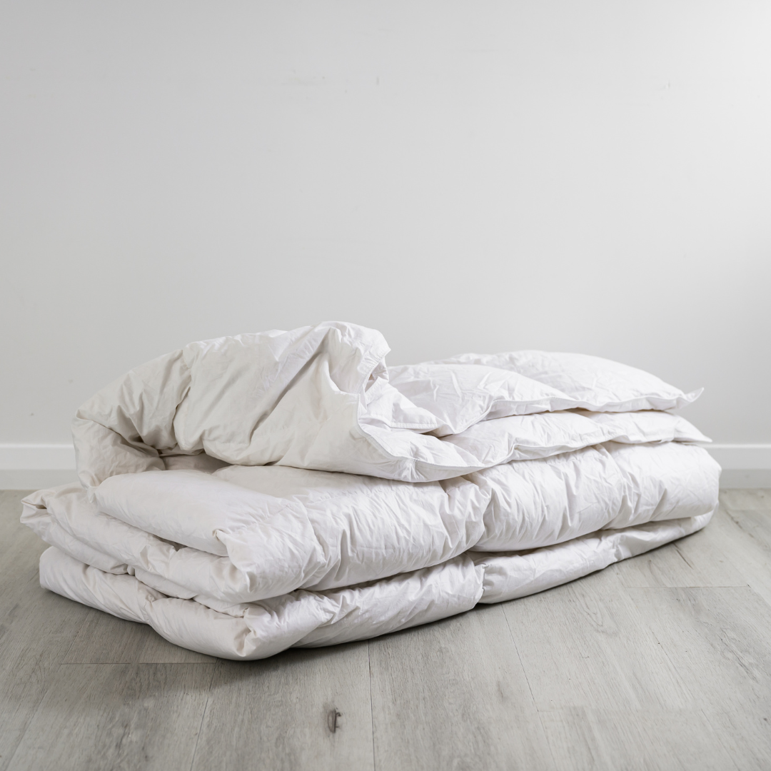 All seasons luxe 50/50 feather/down duvet inner, styled shot