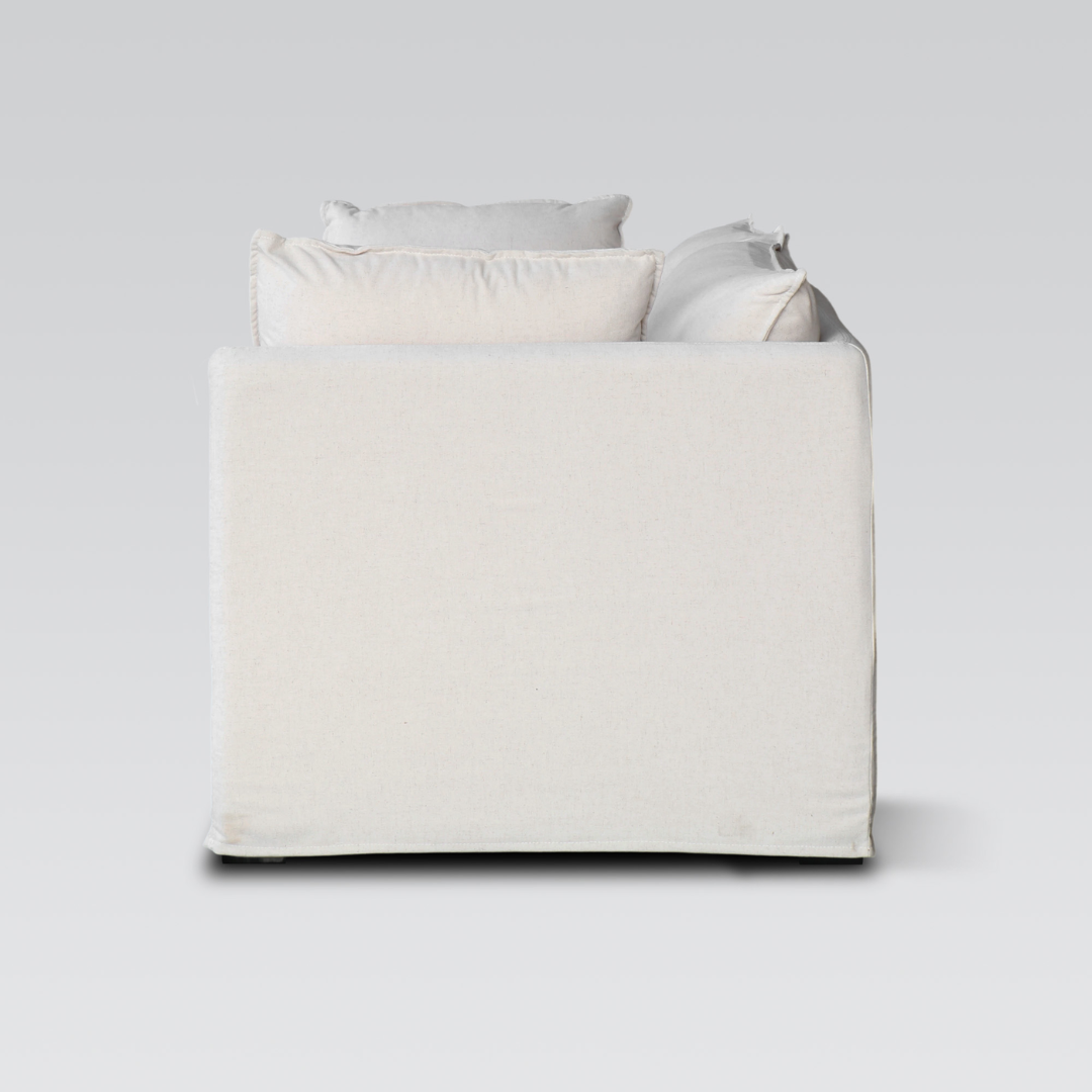 Amsterdam sofa in cream, close-up