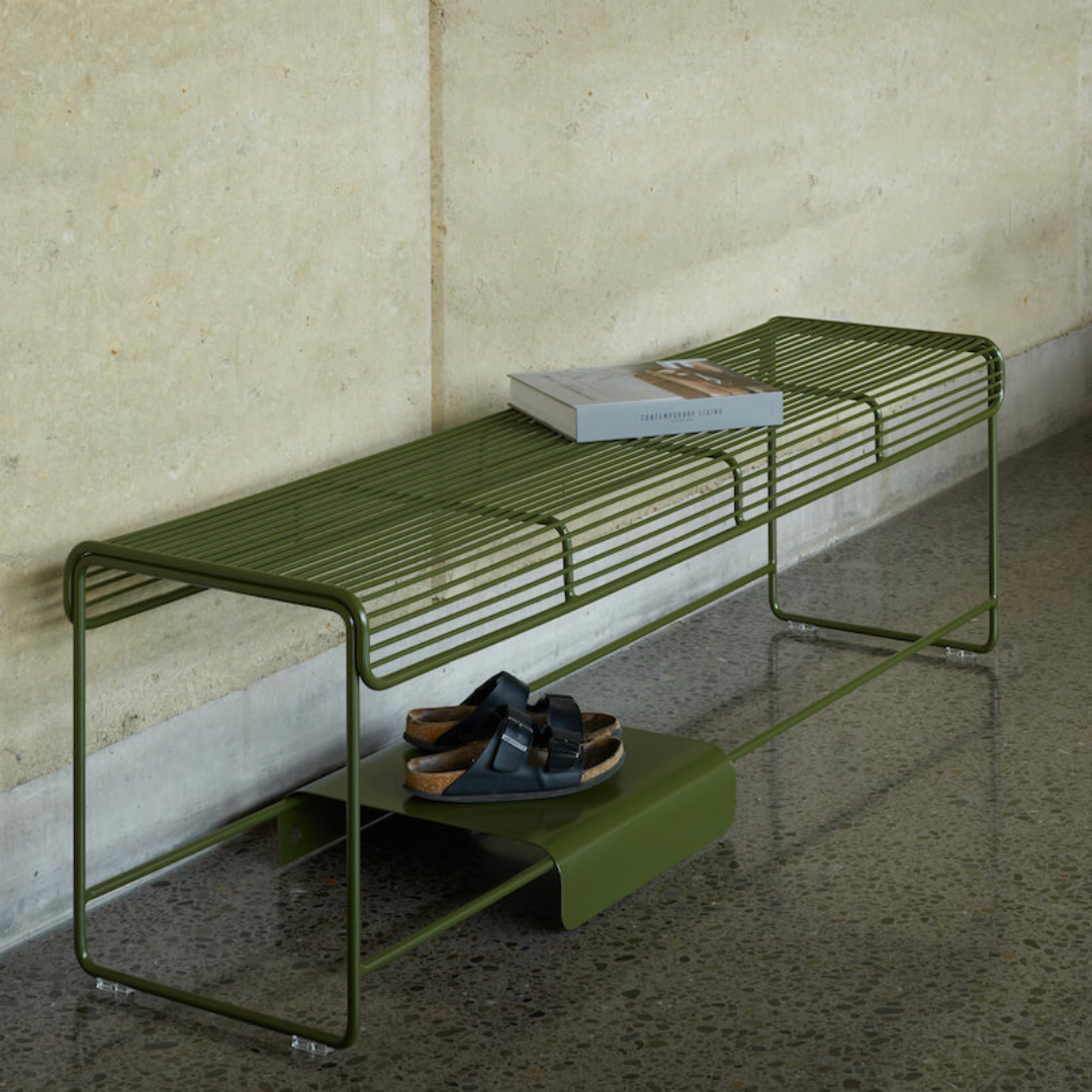 Benmore bench seat in fern