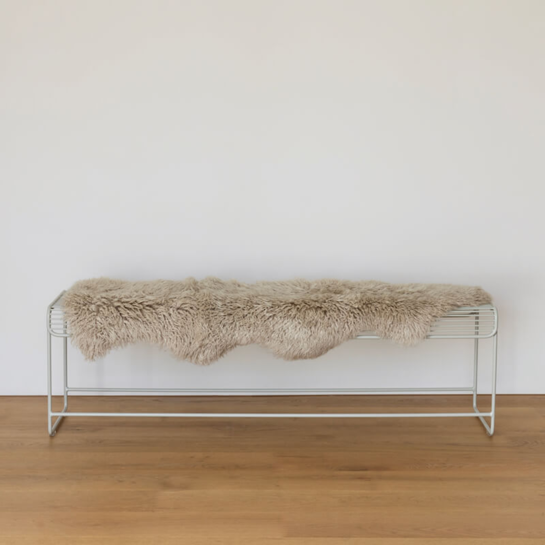 Benmore bench seat in fog