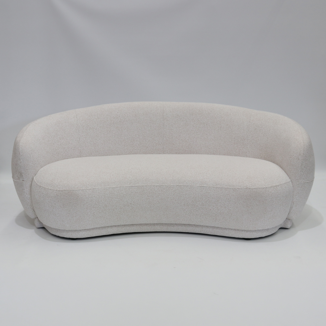 Carmen sofa in cream, detail view