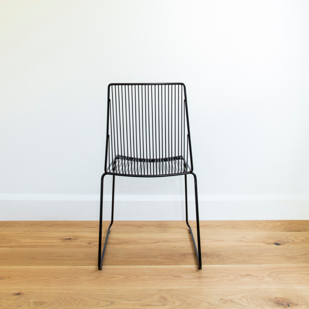 Devonport chair in Black detail view