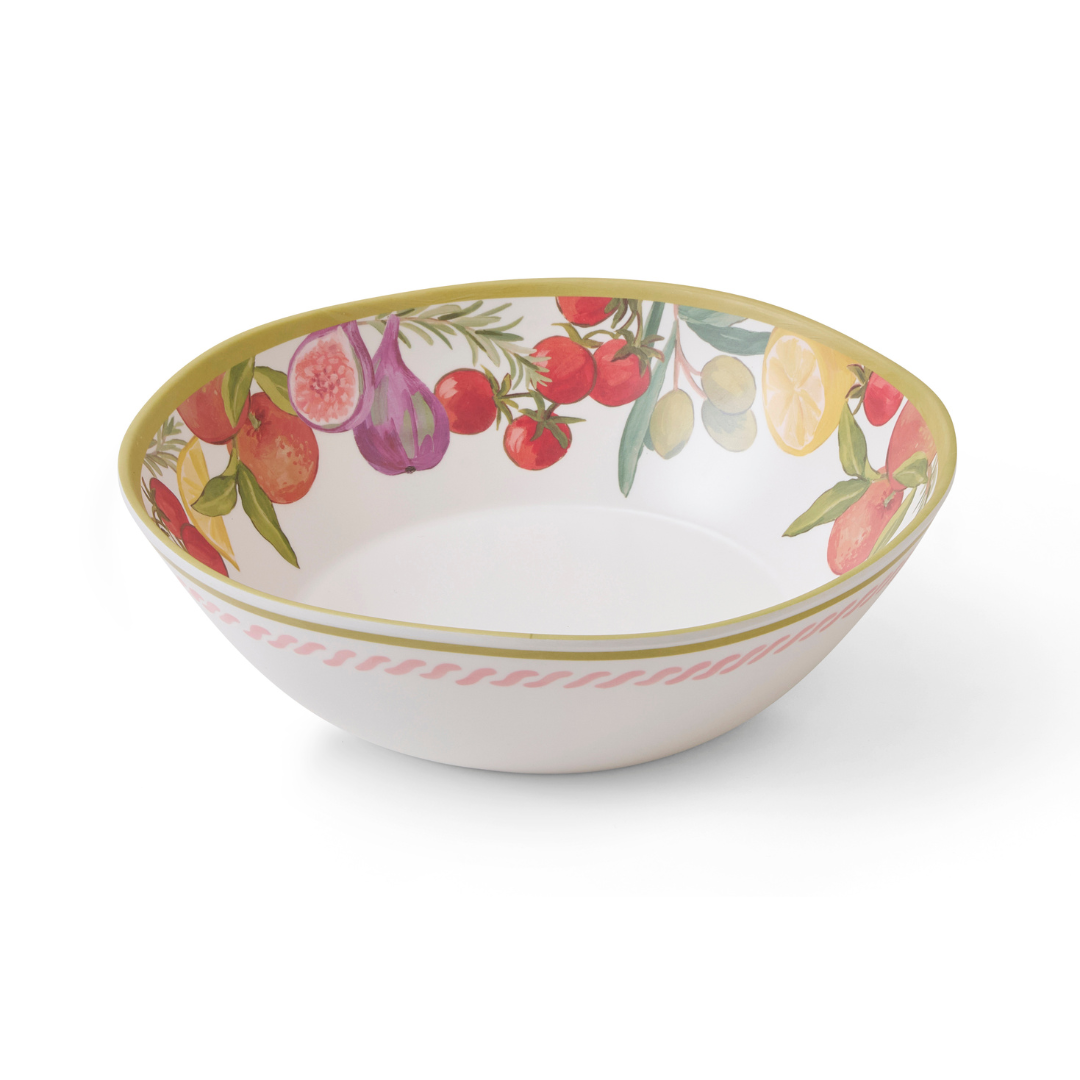 Fiesta melamine serving bowl