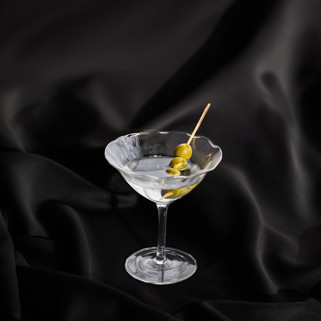 Fleur cocktail coupe- set of 4 in clear, styled shot