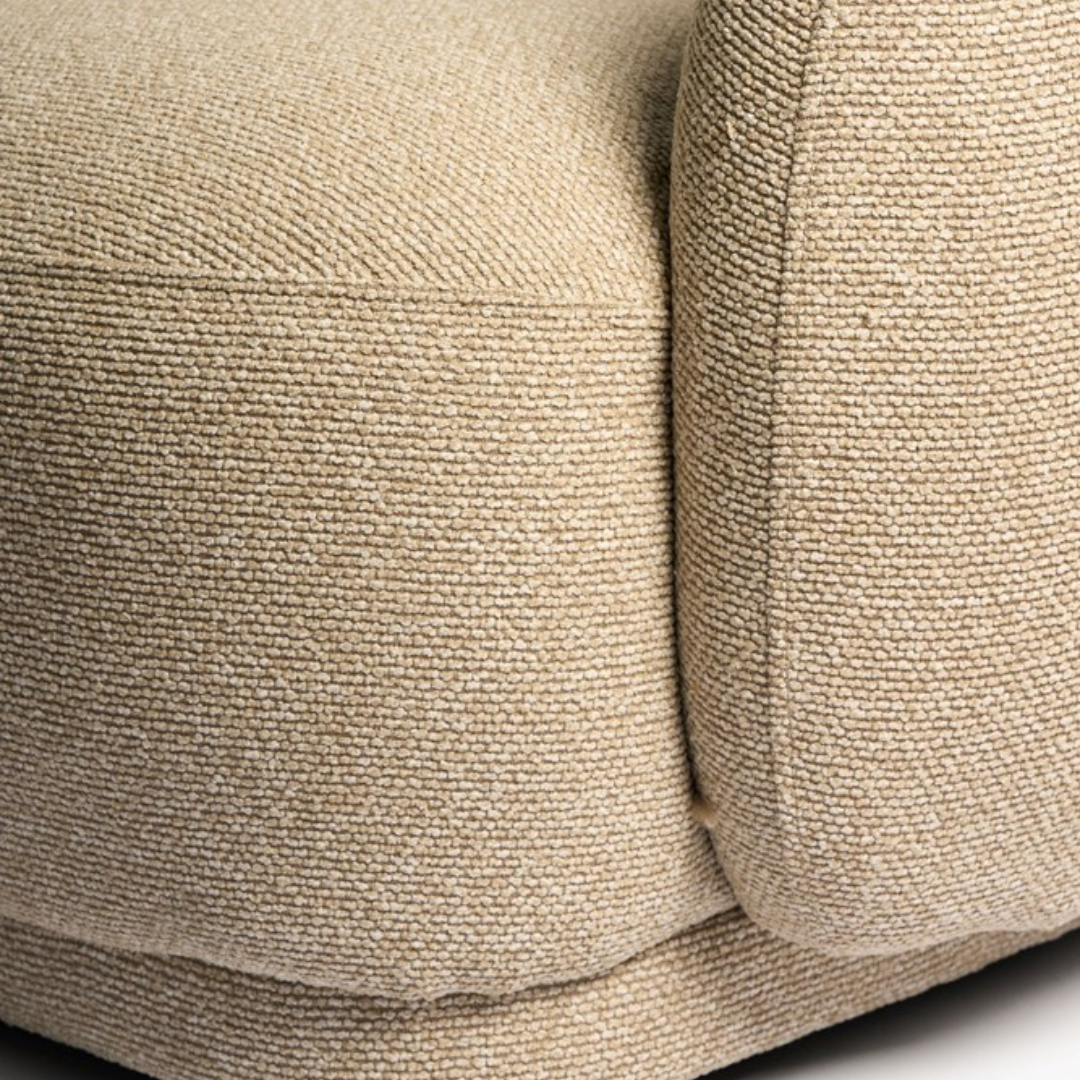 Fleur sofa in beige, detail view