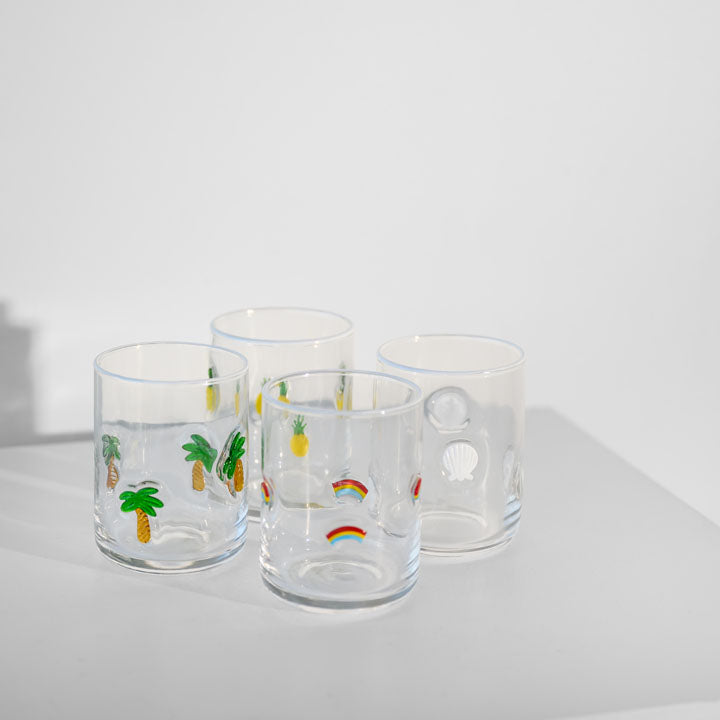 Tropicana Icon Glass Mixed- Set of 4