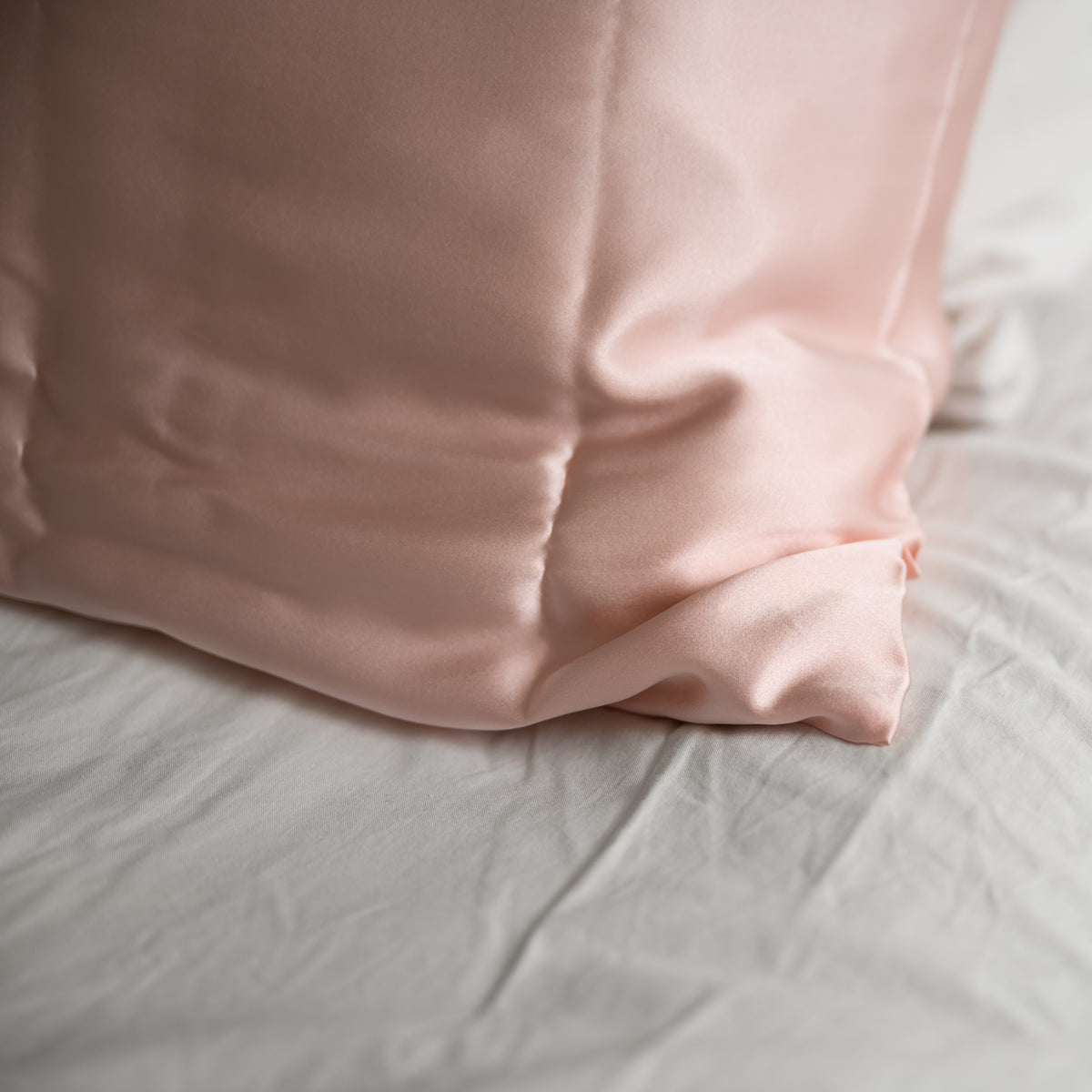 100% Pure Silk Pillowcase - Blush